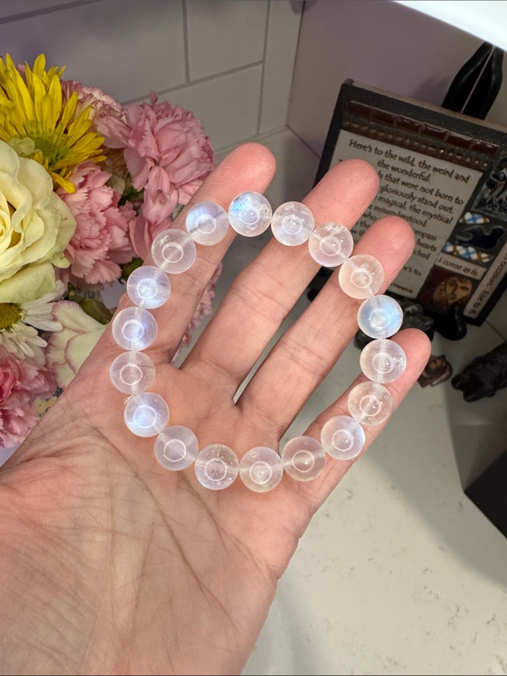 HQ Moonstone Bracelet: B1119